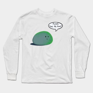 Mossy Pet Rock Long Sleeve T-Shirt